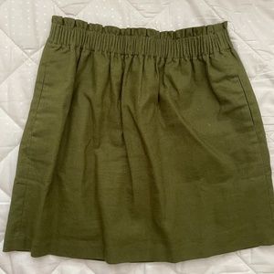 J. Crew Linen Skirt